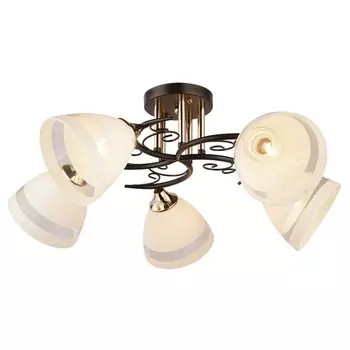 Потолочная люстра MD.3202-5-S BK+FGD Imex