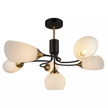 Потолочная люстра MD.3862-6-S BK+CP Imex