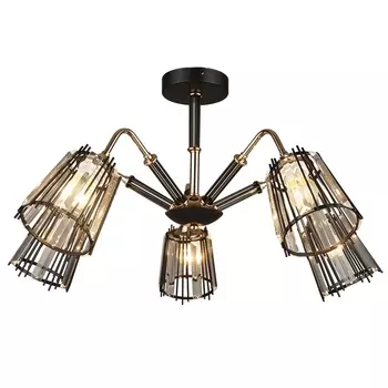 Потолочная люстра MD.4050-5-S BK+FGD Imex