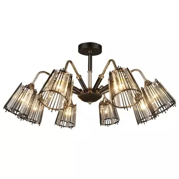 Потолочная люстра MD.4050-8-S BK+FGD Imex