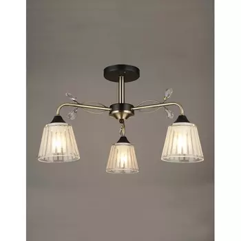 Потолочная люстра Мелодия Света SL1N SS2188-3 AB+BK 000067875