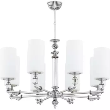 Потолочная люстра Merano-szklany Klosz Kutek MER-ZW-8(BN)