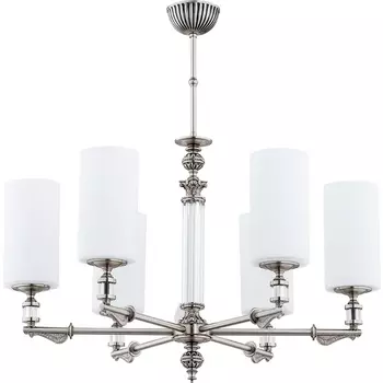 Потолочная люстра Merano-szklany Klosz Kutek MER-ZW-6(BN)