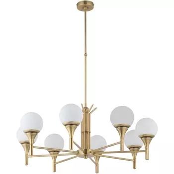 Потолочная люстра молекулы на штанге Kutek Meleze MEL-ZW-8(ZM)