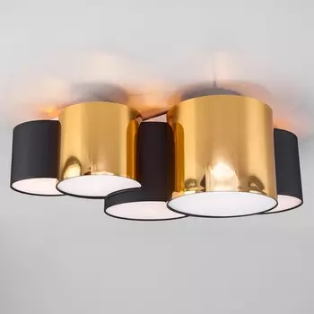 Потолочная люстра TK Lighting Mona 3447 Black / Gold