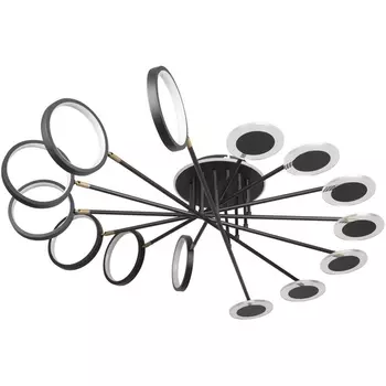 Потолочная люстра на штанге 10164L Loft It Megan Black