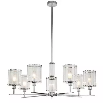 Потолочная люстра на штанге (13022/7R Chrome) Indigo Dante V000412