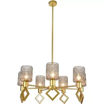 Потолочная люстра на штанге (13025/7R Gold) Indigo Preda V000470