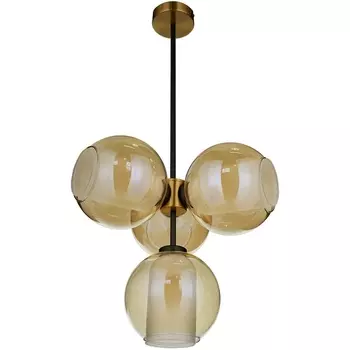 Потолочная люстра на штанге 33 Идеи CHN800L.04.17BL.ASB-M04AM (плафоны шарики)