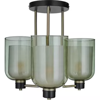 Потолочная люстра на штанге 33 Идеи CHN900.03.AMB17.ABL-M01GC