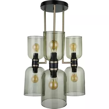 Потолочная люстра на штанге 33 Идеи CHN901.03.AMB17.ABL-M67GC