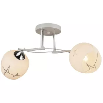 Потолочная люстра на штанге A1381-2 WT+CR Мелодия Света SL1N 000054520