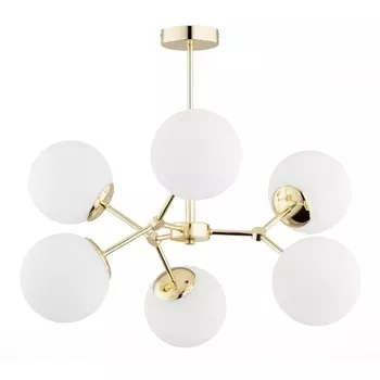 Потолочная люстра на штанге Alfa Foton GOLD 63118