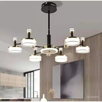 Потолочная LED люстра на штанге Alfa Light F1324-07