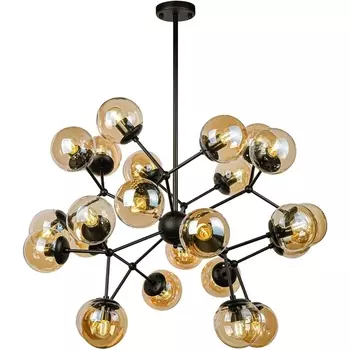 Потолочная люстра молекулы на штанге AM Group AM258 AM258-24