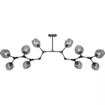 Потолочная люстра на штанге AM Group LOFT LOFT-10 BK