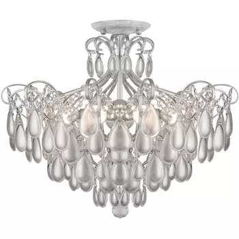 Потолочная люстра на штанге AM Group MONICA MONICA PL6 SILVER