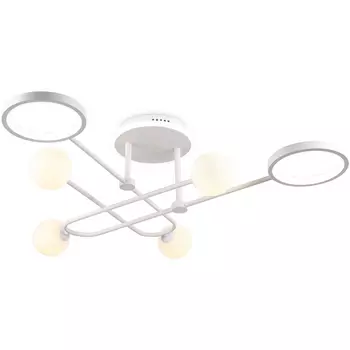 Потолочная светодиодная люстра (+ночной режим) с пультом управления на штанге Ambrella Comfort FL66229