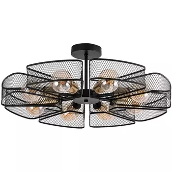 Потолочная люстра на штанге Arte Lamp Maasym A7044PL-8BK