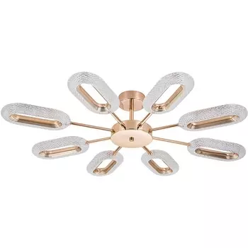 Потолочная люстра на штанге Arte Lamp Ovale A2489PL-8GO