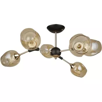 Потолочная люстра на штанге Arte Lamp Seppia A4211PL-6BK