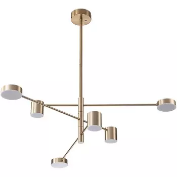 Потолочная светодиодная люстра на штанге Arte Lamp Stanley A2476PL-40PB