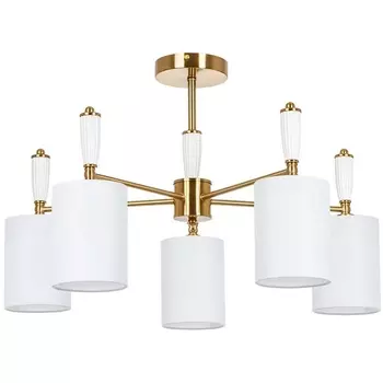 Потолочная люстра на штанге Arte Lamp Waverley A4102PL-5PB