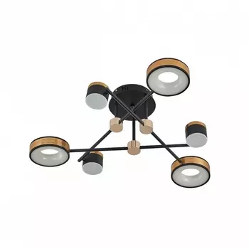Потолочная светодиодная люстра на штанге Arte Milano 271040/6 BK/GD