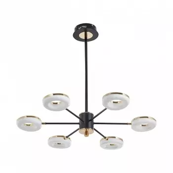 Потолочная светодиодная люстра на штанге Arte Milano 277499/6 BK/GD