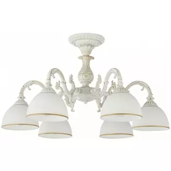 Потолочная люстра на штанге Arte Milano AM346410 346410/6 WT+G