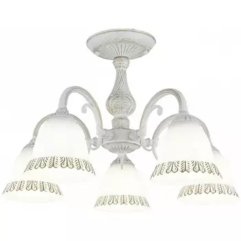 Потолочная люстра на штанге Arte Milano AM347410 347410/5 WT+G