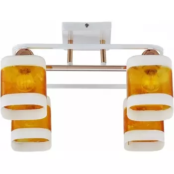 Потолочная люстра на штанге Arte Milano AMALFI 322008/4 WH+FG