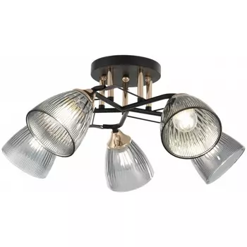 Потолочная люстра на штанге Arte Milano AMALFI 322610/5 BK+FG