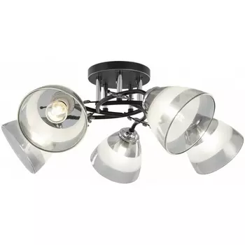 Потолочная люстра на штанге Arte Milano AMALFI-327685 327685/5A BK+CR