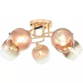 Потолочная люстра на штанге Arte Milano AMALFI-324985 324985/5 FG+BK