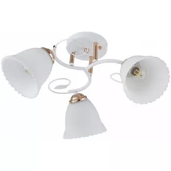 Потолочная люстра на штанге Arte Milano AMALFI-325395 325395/3A WH+FG