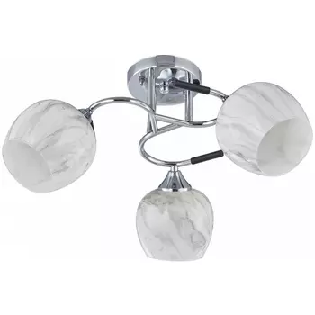 Потолочная люстра на штанге Arte Milano AMALFI-327985 327985/3 CR+BK