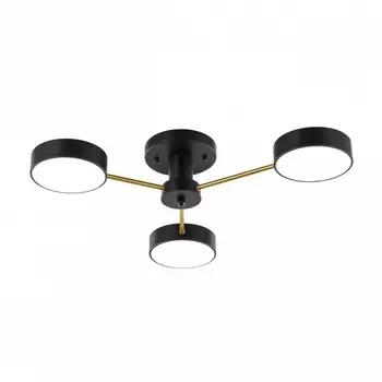 Потолочная светодиодная люстра на штанге Arte Milano Ferrara 252006/3 Bk/Bk