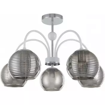Потолочная люстра на штанге Arte Milano Napoli 320719/5 CR+WH в форме шара