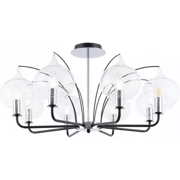 Потолочная люстра на штанге Arte Milano Napoli-321007 321007/8 BK.CR