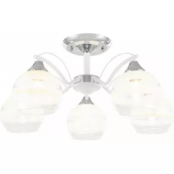 Потолочная люстра на штанге Arte Milano Napoli-326503 326503/5 CR+WH