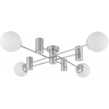Потолочная люстра на штанге Arte Milano Napoli-5854 335854/4+4 CR в форме шара