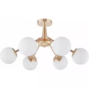 Потолочная люстра на штанге Arte Milano Napoli-8654 338654/6 FGD в форме шара