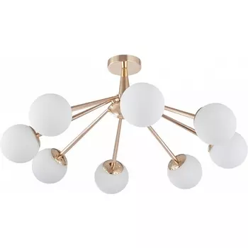 Потолочная люстра на штанге Arte Milano Napoli-8654 338654/8 FGD в форме шара
