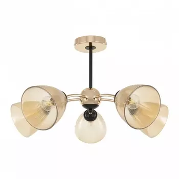 Потолочная люстра на штанге Arte Milano Napoli-329007 329007/5 GD.BK