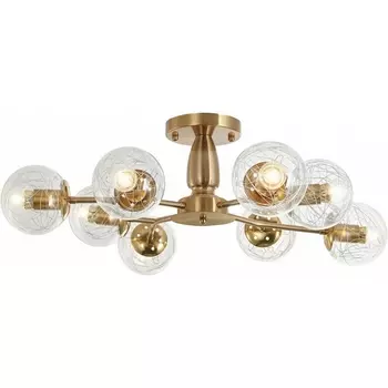 Потолочная люстра на штанге Arte Milano Neapolis-75908 275908/8 GD в форме шара