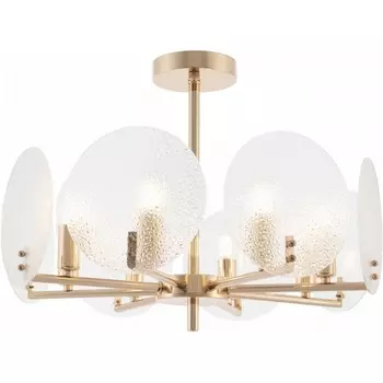 Потолочная люстра на штанге Arte Milano Sorrento-0409 370409/8/490 GD в виде свечи