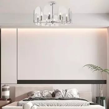 Потолочная люстра на штанге Arte Milano Sorrento-7309 377309/10/580 CR в виде свечи