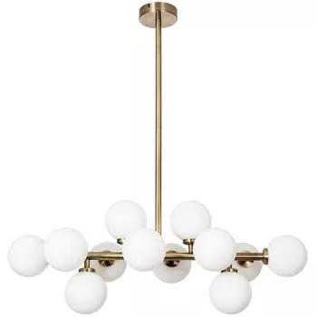 Потолочная люстра молекулы на штанге Arte Lamp Bolla-Piccolo A3988SP-12AB