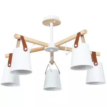 Потолочная люстра на штанге Arte Lamp Thomas A7032PL-5WH